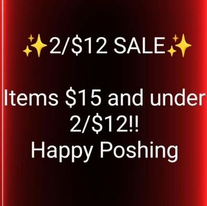 ✨2/$12 Sale✨